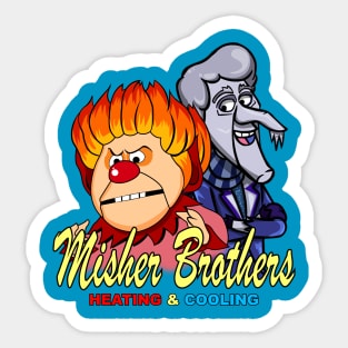 Misher Brothers Heating & Cooling Sticker